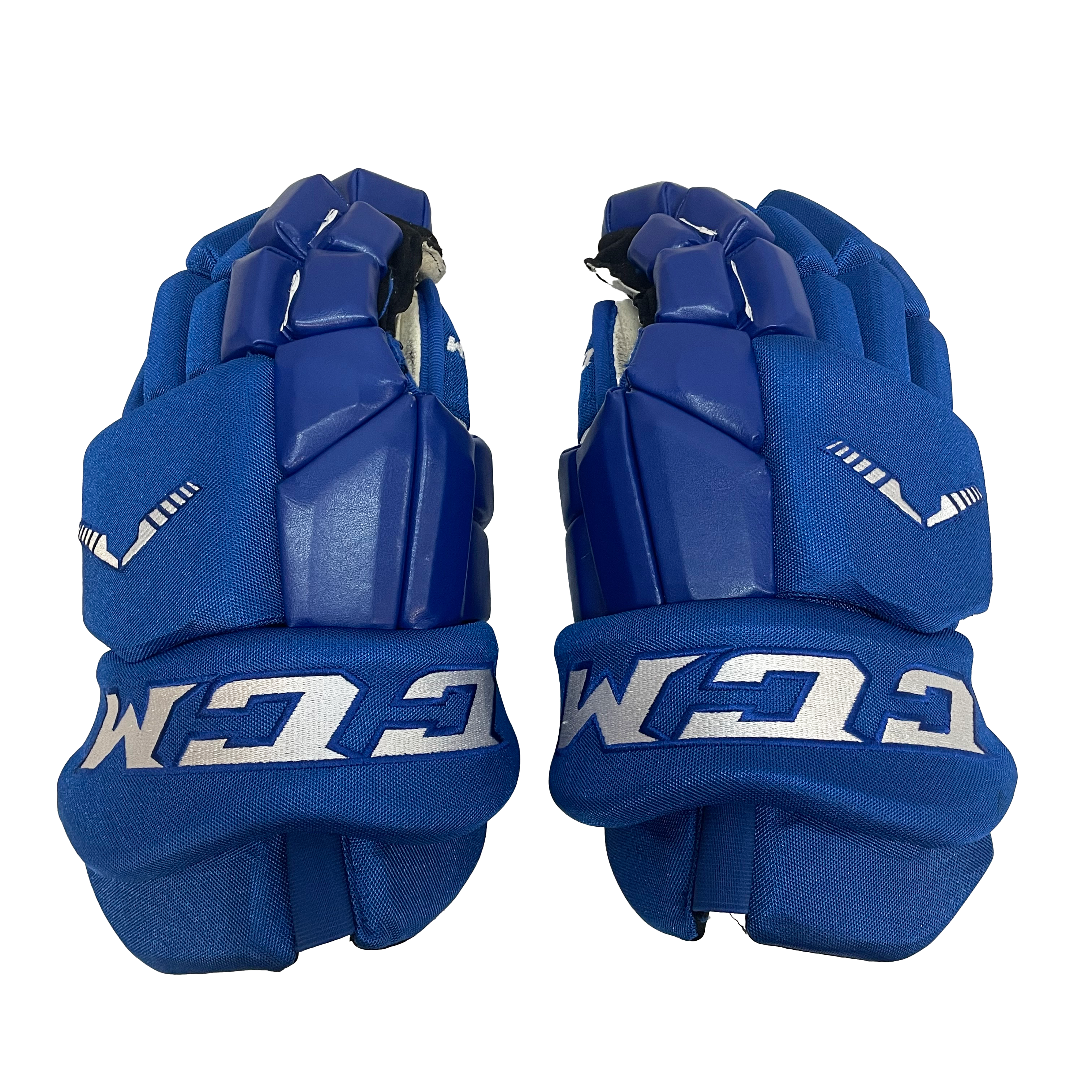 CCM HG42PP - Gants WHL Pro Stock d'occasion (bleus)
